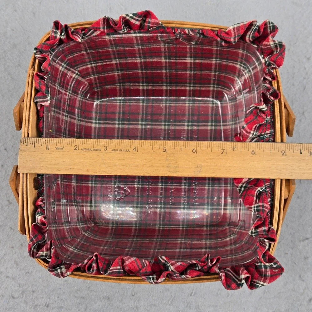 Longaberger Christmas Collection‎ 1993 Edition Bayberry Basket Liner Protector
